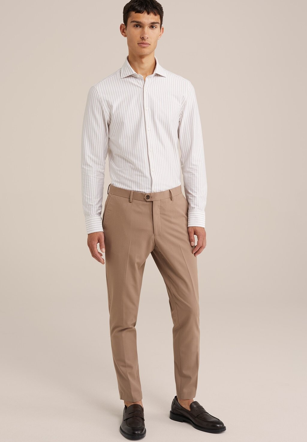 Рубашка TALL WE Fashion, бежевый
Рубашка TALL WE Fashion, бежевый