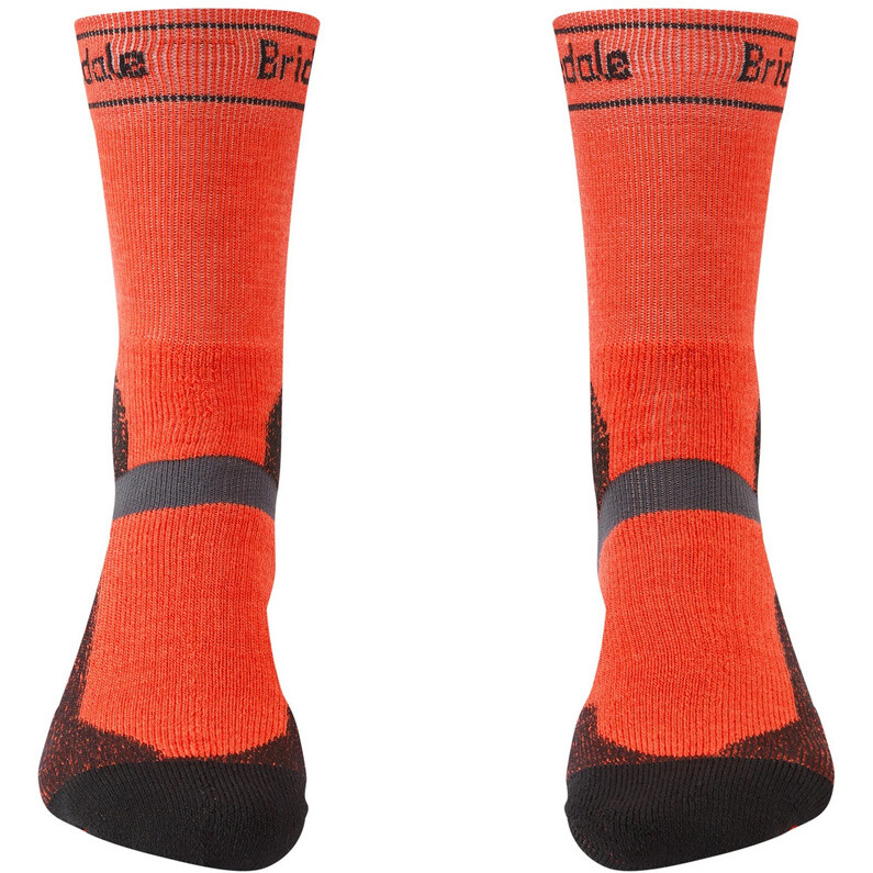 Мужские зимние носки MTB Weight T2 из мериноса Bridgedale, оранжево-черный 
Мужские зимние носки MTB Weight T2 из мериноса Bridgedale, оранжево-черный