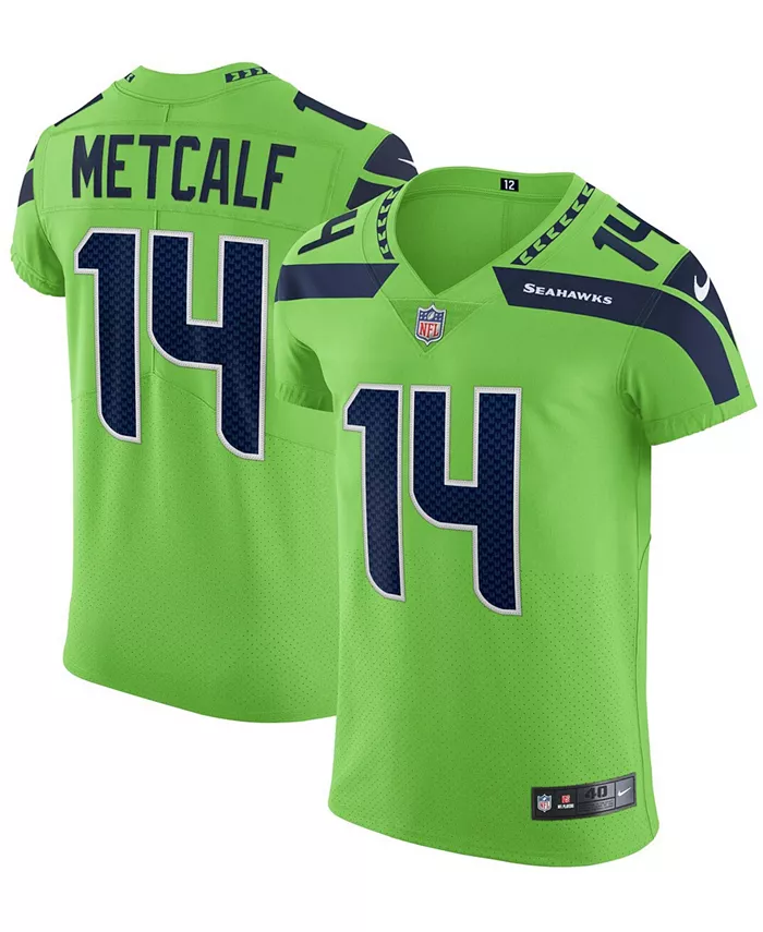 Мужская футболка DK Metcalf Neon Seattle Seahawks Alternate Vapor Elite Player Jersey Nike, зеленый
Мужская футболка DK Metcalf Neon Seattle Seahawks Alternate Vapor Elite Player Jersey Nike, зеленый