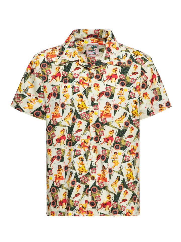 Рубашка King Kerosin, бежевый
Рубашка King Kerosin, бежевый