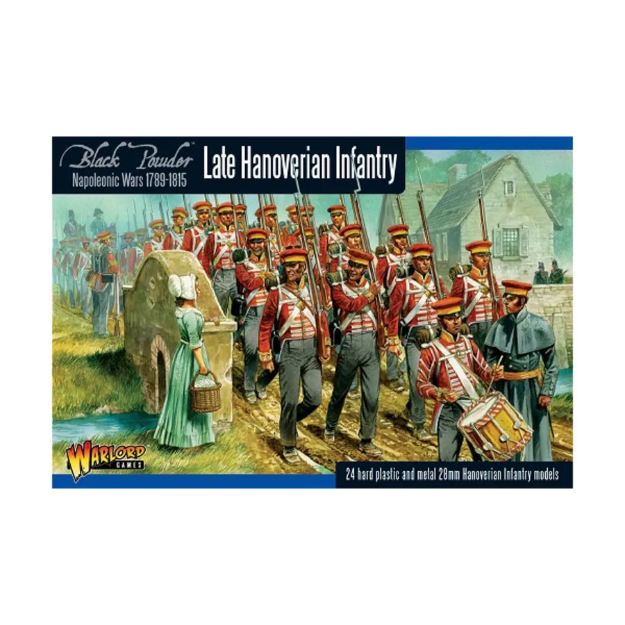 Ганноверская линейная пехота — поздно, Black Powder - Napoleonic Wars 1789-1815 - British (28mm)
Ганноверская линейная пехота — поздно, Black Powder - Napoleonic Wars 1789-1815 - British (28mm)