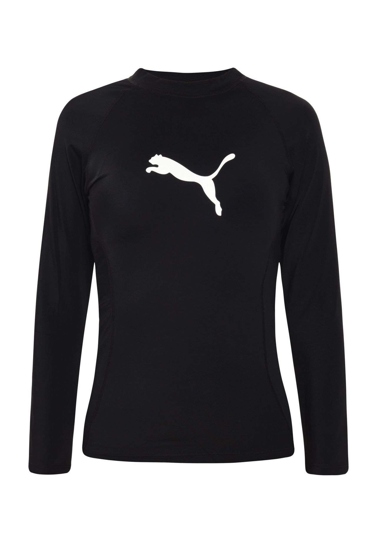 Рубашка для плавания с длинными рукавами, воротником-стойкой, устойчивая к хлору, для женщин PUMA, черный
Рубашка для плавания с длинными рукавами, воротником-стойкой, устойчивая к хлору, для женщин PUMA, черный