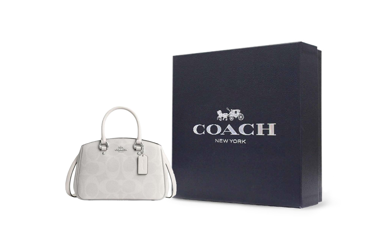 COACH Женская белая сумка через плечо из искусственной кожи
COACH Женская белая сумка через плечо из искусственной кожи