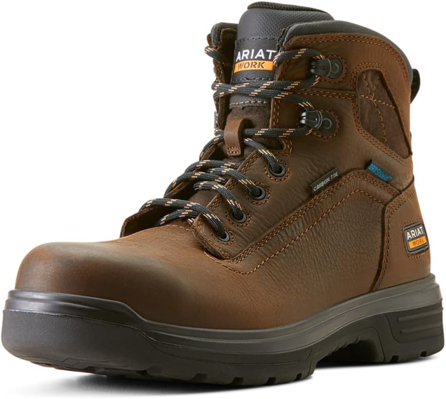 Мужские ботинки ARIAT Turbo 6 с водонепроницаемым верхом и углеродным носком - прочная кожа, коричневый
Мужские ботинки ARIAT Turbo 6 с водонепроницаемым верхом и углеродным носком - прочная кожа, коричневый