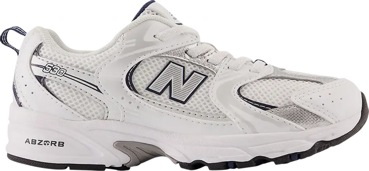 Кроссовки 530 Bungee Little Kid 'White Natural Indigo', белый
Кроссовки 530 Bungee Little Kid 'White Natural Indigo', белый