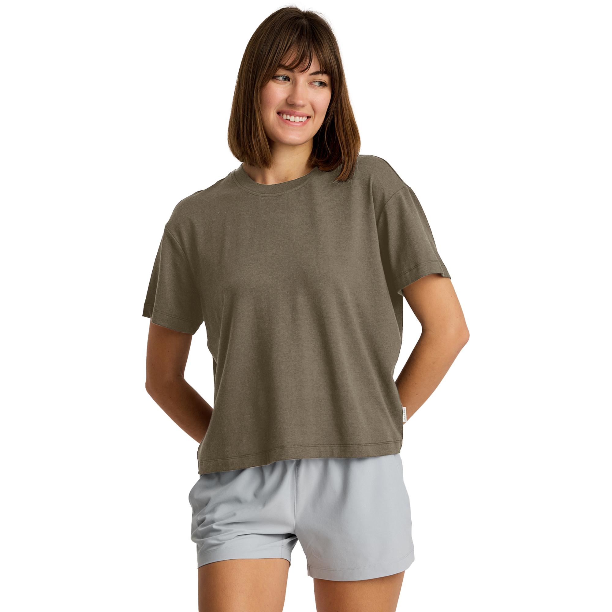 Женская футболка Bamboo Current Boxy Free Fly, Fatigue
Женская футболка Bamboo Current Boxy Free Fly, Fatigue