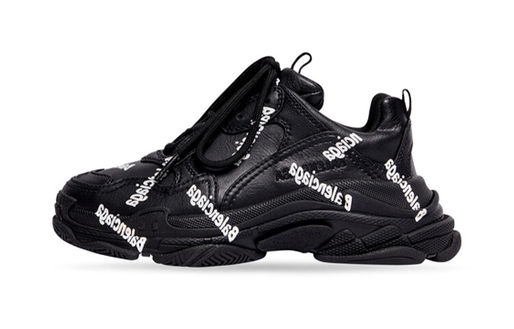 Кроссовки детские Balenciaga Triple S с логотипом, черный
Кроссовки детские Balenciaga Triple S с логотипом, черный