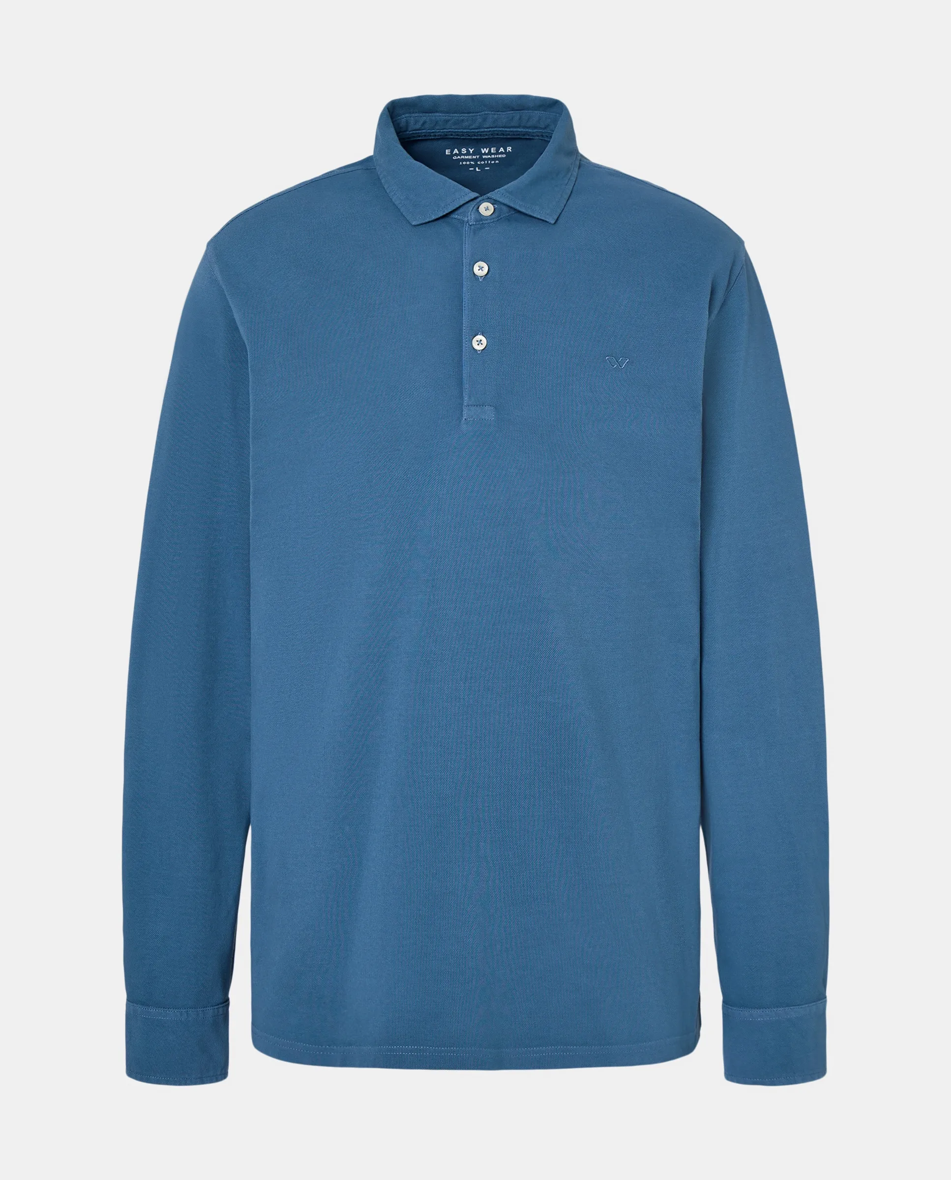 Мужская поло с длинным рукавом Easy Wear, индиго
Мужская поло с длинным рукавом Easy Wear, индиго
