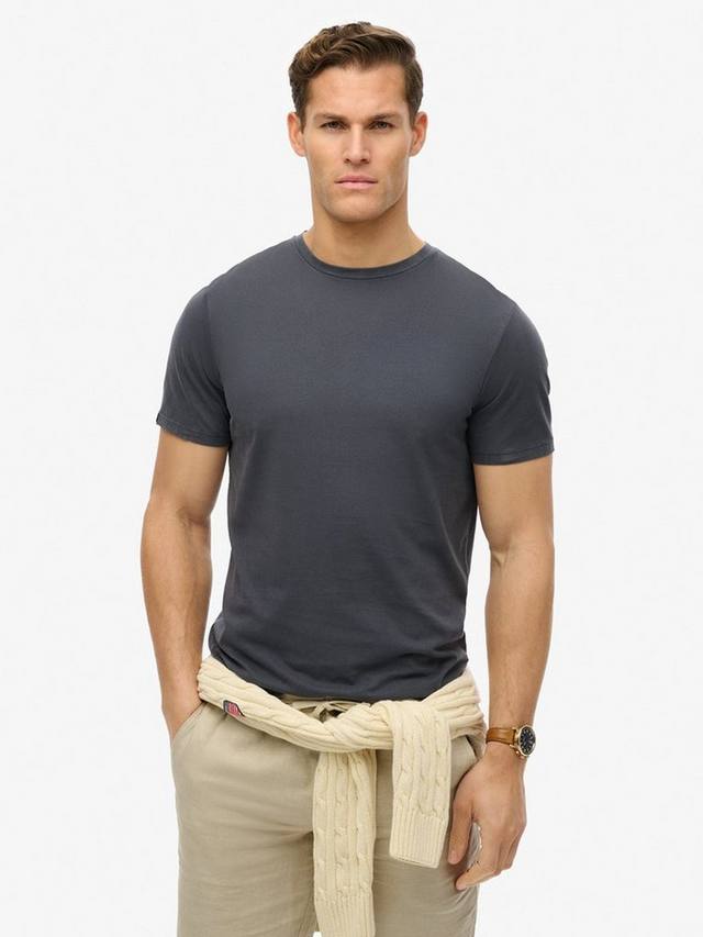 Классическая хлопковая футболка Essential Superdry, Washed Eclipse Navyirt
Классическая хлопковая футболка Essential Superdry, Washed Eclipse Navyirt