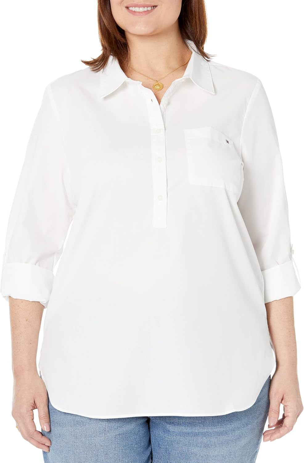 Женская рубашка Tommy Hilfiger Easy Care, Bright White
Женская рубашка Tommy Hilfiger Easy Care, Bright White