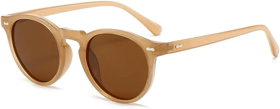 Ретро круглые солнцезащитные очки для женщин и мужчин, поляризованные, в винтажном стиле, с защитой от УФ-излучения, для активного отдыха SJBNCai, Coffee
Ретро круглые солнцезащитные очки для женщин и мужчин, поляризованные, в винтажном стиле, с защитой от УФ-излучения, для активного отдыха SJBNCai, Coffee