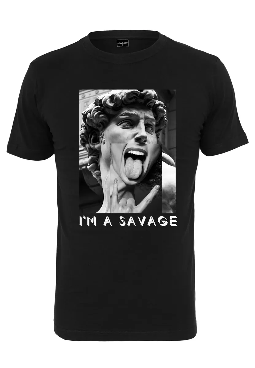 Футболка MisterTee "Мужская футболка MisterTee I’m A Savage", черный
Футболка MisterTee "Мужская футболка MisterTee I’m A Savage", черный