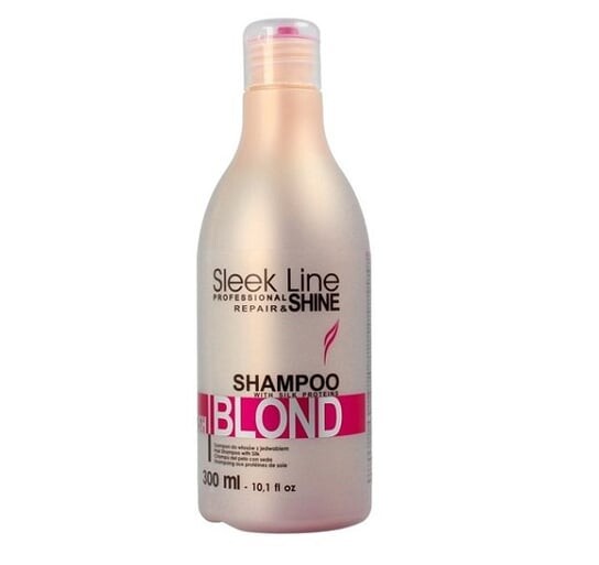 Шампунь Sleek Line Blush Blond, придающий розовый оттенок светлым волосам с шелком, 300 мл Stapiz
Шампунь Sleek Line Blush Blond, придающий розовый оттенок светлым волосам с шелком, 300 мл Stapiz