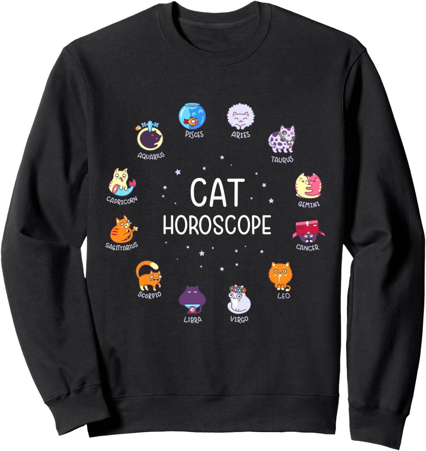 Забавная толстовка с изображением кота и знаком зодиака Meowear Cat And Pet Designs By Iconka, черный
Забавная толстовка с изображением кота и знаком зодиака Meowear Cat And Pet Designs By Iconka, черный