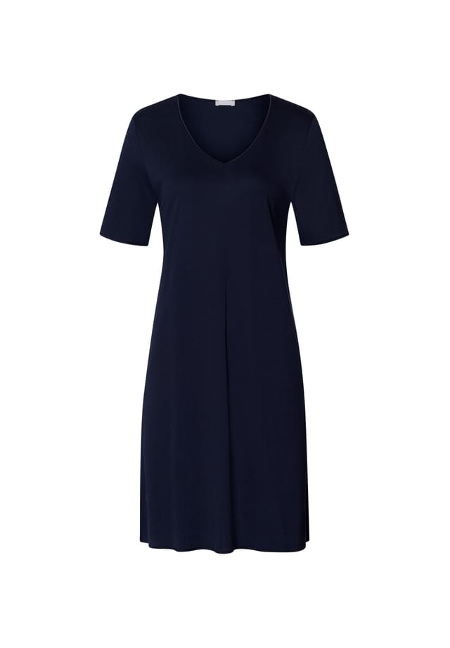 Ночная рубашка хлопок шелк Hanro, синий
Ночная рубашка хлопок шелк Hanro, синий