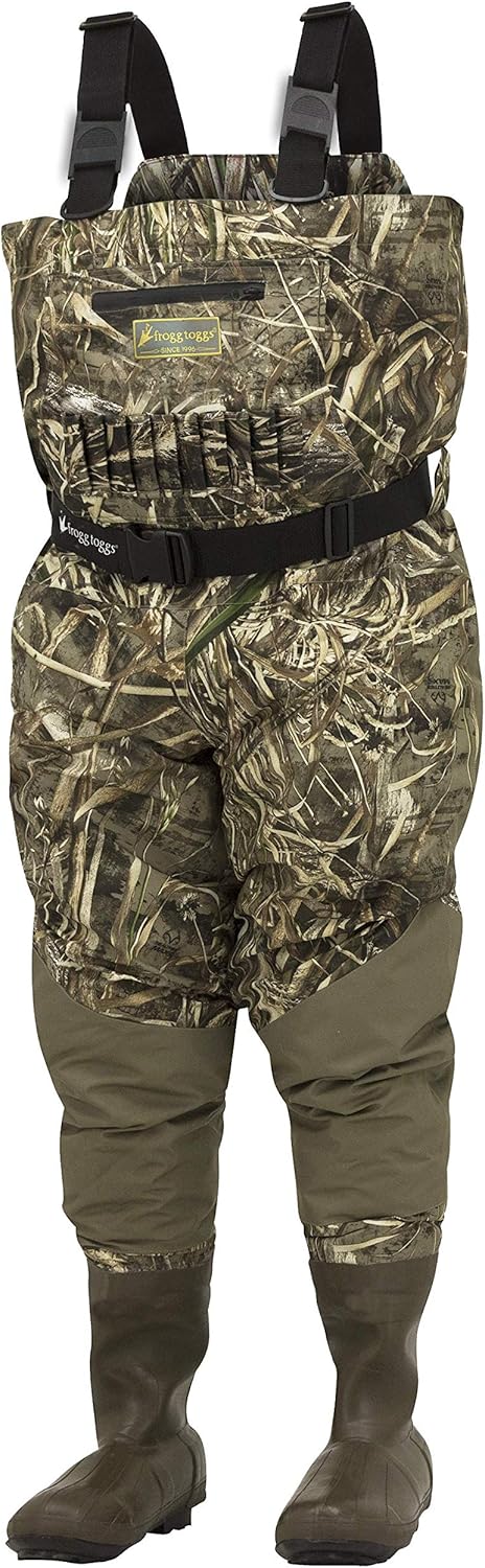 Мужские забродные штаны FROGG TOGGS Grand Refuge 2.0, обычного размера, водонепроницаемые, дышащие и утепленные, для охоты, Realtree Max-5
Мужские забродные штаны FROGG TOGGS Grand Refuge 2.0, обычного размера, водонепроницаемые, дышащие и утепленные, для охоты, Realtree Max-5