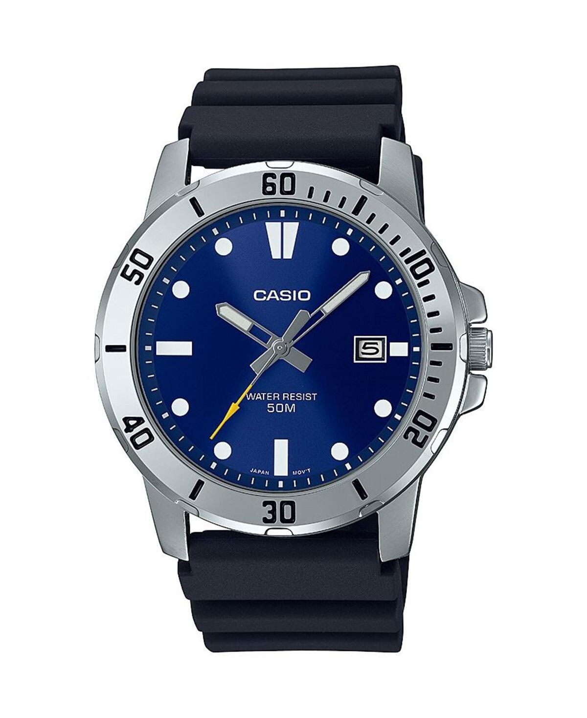 Мужские часы из черной смолы с тремя стрелками, 45 мм, MTPVD01-2EV Casio
Мужские часы из черной смолы с тремя стрелками, 45 мм, MTPVD01-2EV Casio