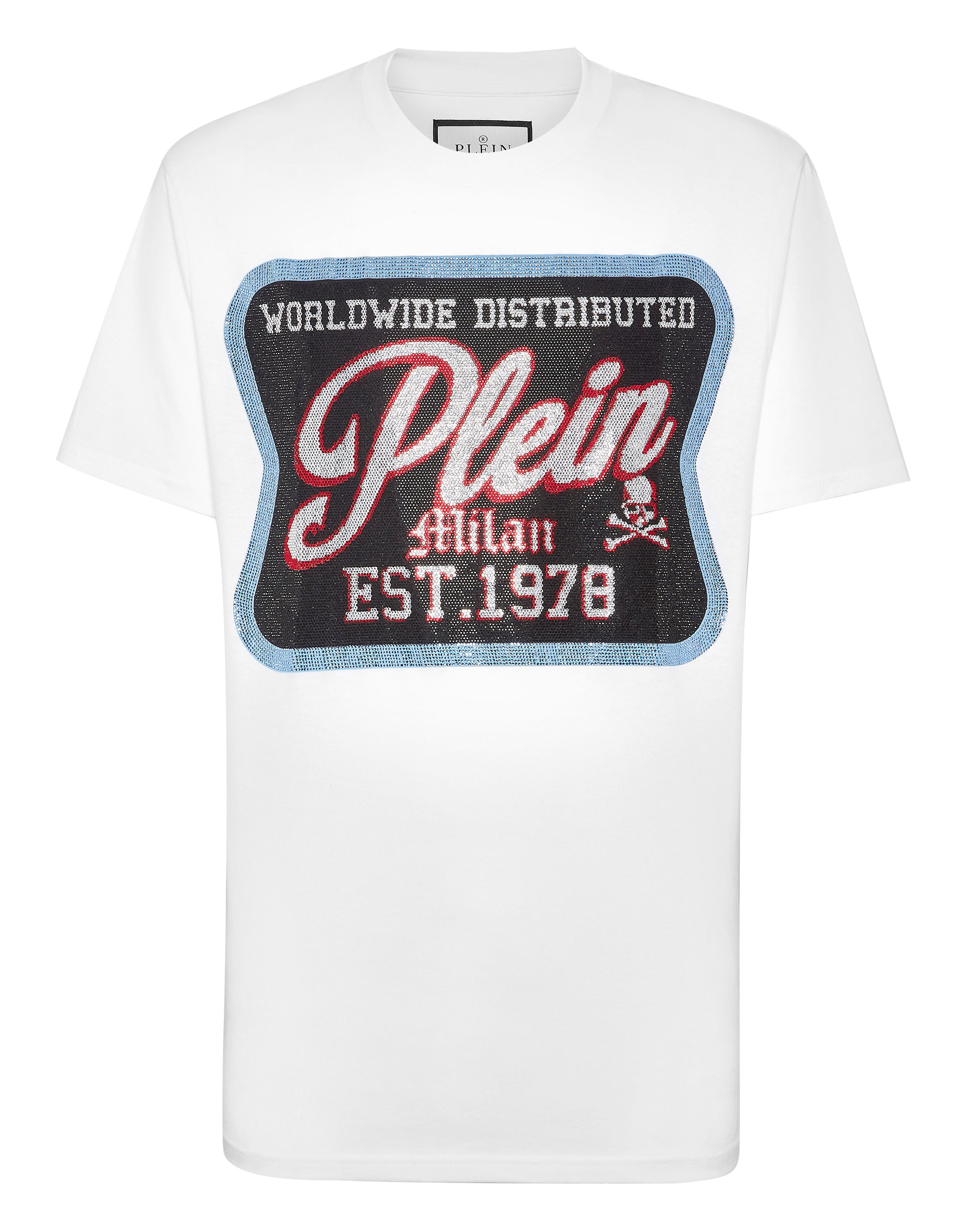 Футболка с круглым вырезом SS с нашивкой PHILIPP PLEIN, белый
Футболка с круглым вырезом SS с нашивкой PHILIPP PLEIN, белый