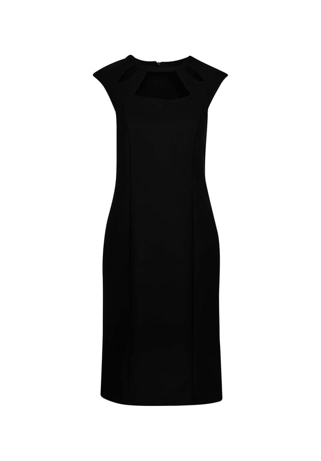 Платье-Футляр без рукавов с вырезами Madeleine, черный
Платье-Футляр без рукавов с вырезами Madeleine, черный