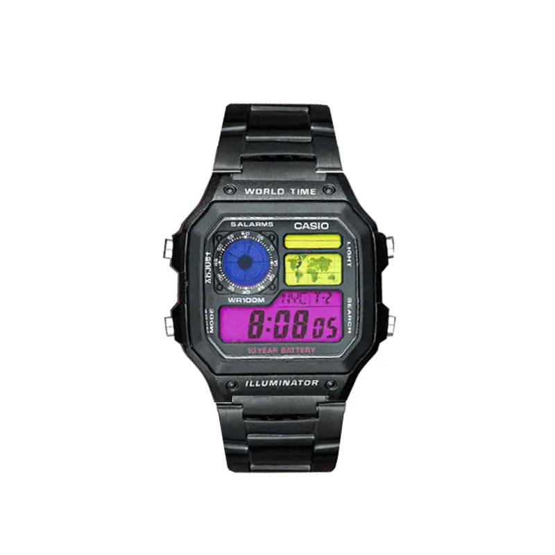 CASIO Ретрофит серия кварцевый механизм часы унисекс мультиколор циферблат
CASIO Ретрофит серия кварцевый механизм часы унисекс мультиколор циферблат