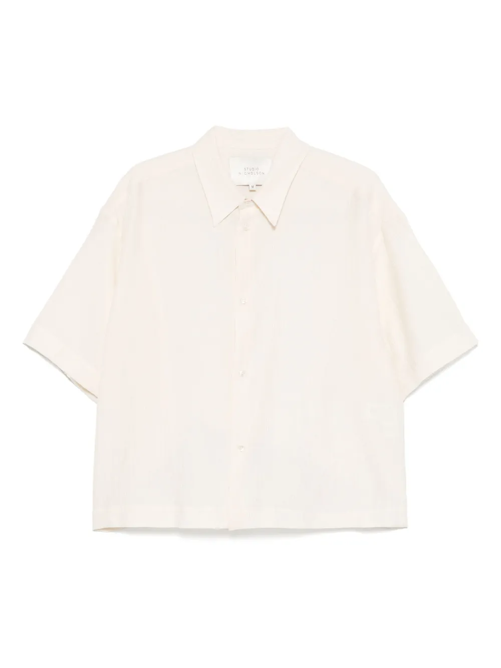 Рубашка с короткими рукавами Studio Nicholson, нейтральный
Рубашка с короткими рукавами Studio Nicholson, нейтральный