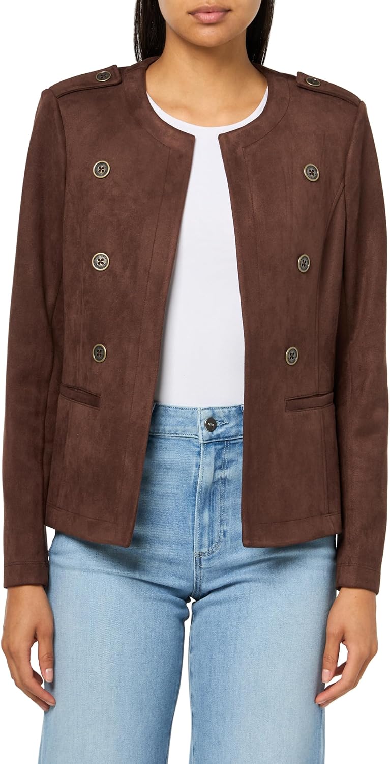 Женская куртка Tommy Hilfiger из искусственной веганской замши без воротника с полосками, Chicory
Женская куртка Tommy Hilfiger из искусственной веганской замши без воротника с полосками, Chicory