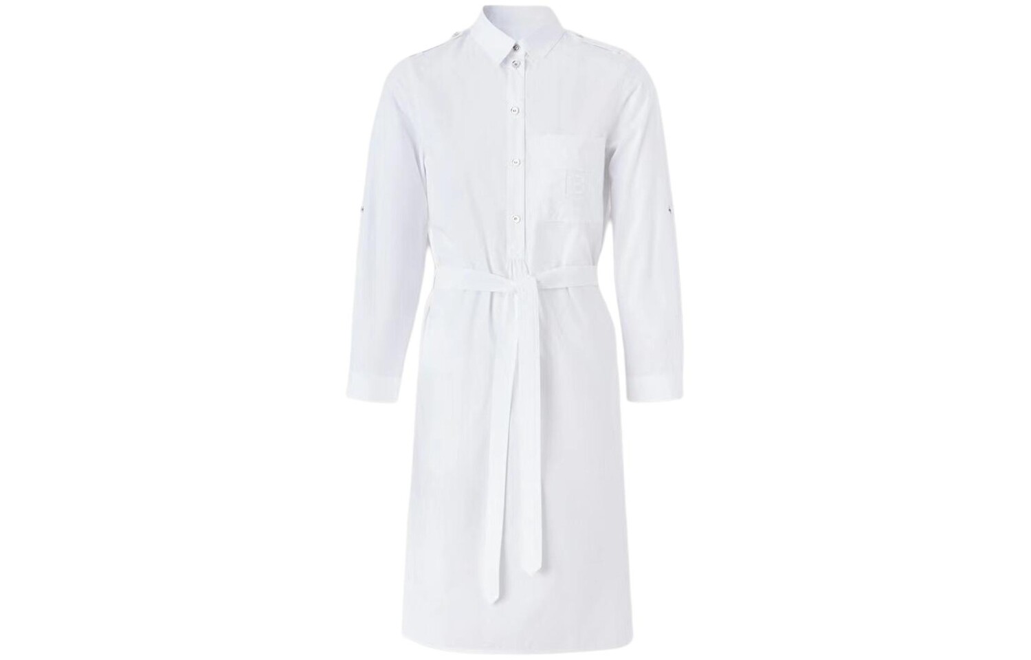 Платье Burberry с короткими рукавами, белый
Платье Burberry с короткими рукавами, белый