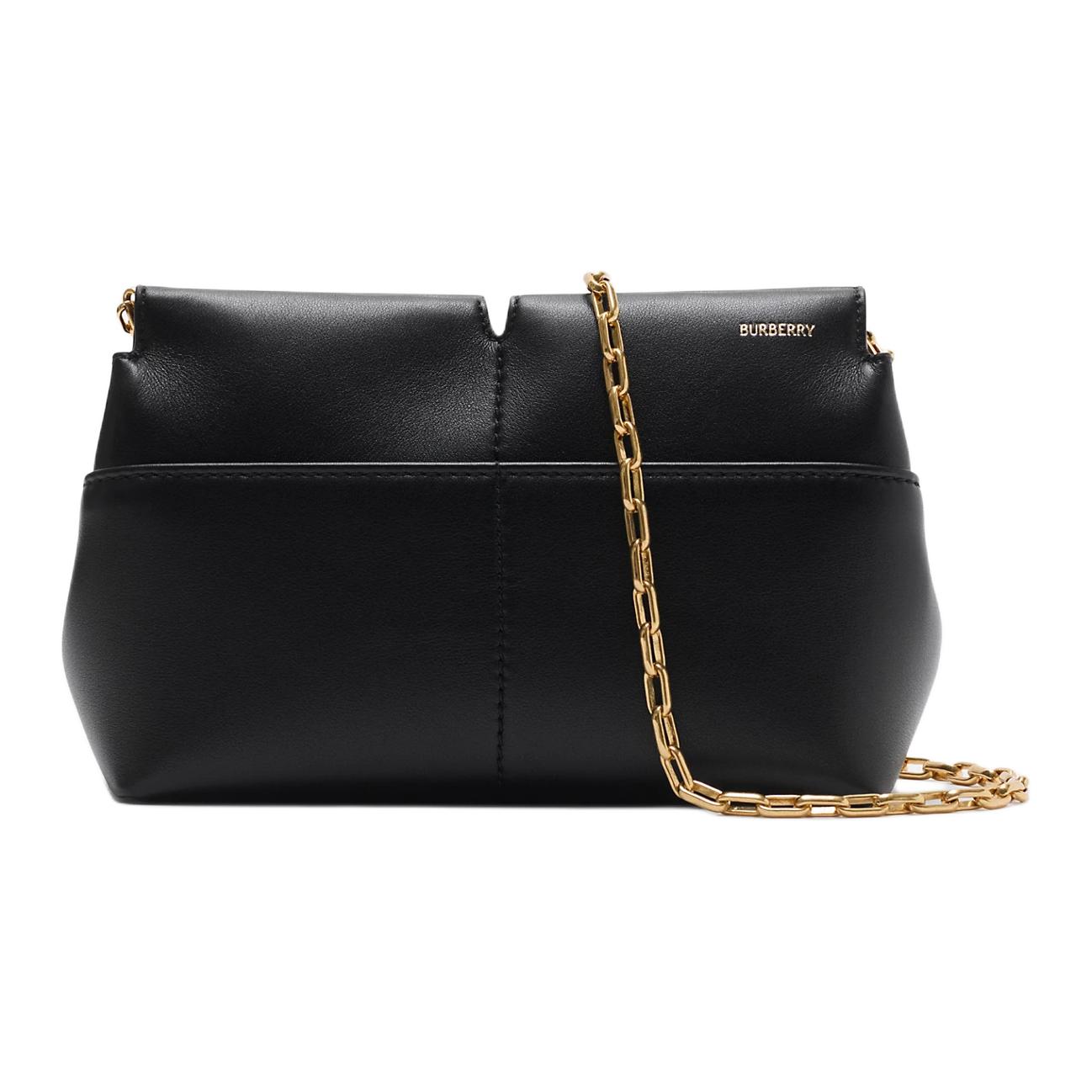 Burberry Женская черная клатч из телячьей кожи на одно плечо с ремешком через плечо 
Burberry Женская черная клатч из телячьей кожи на одно плечо с ремешком через плечо