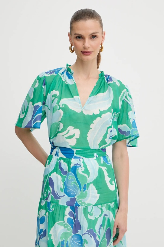 Хлопковая блузка Morgan, зеленый
Хлопковая блузка Morgan, зеленый