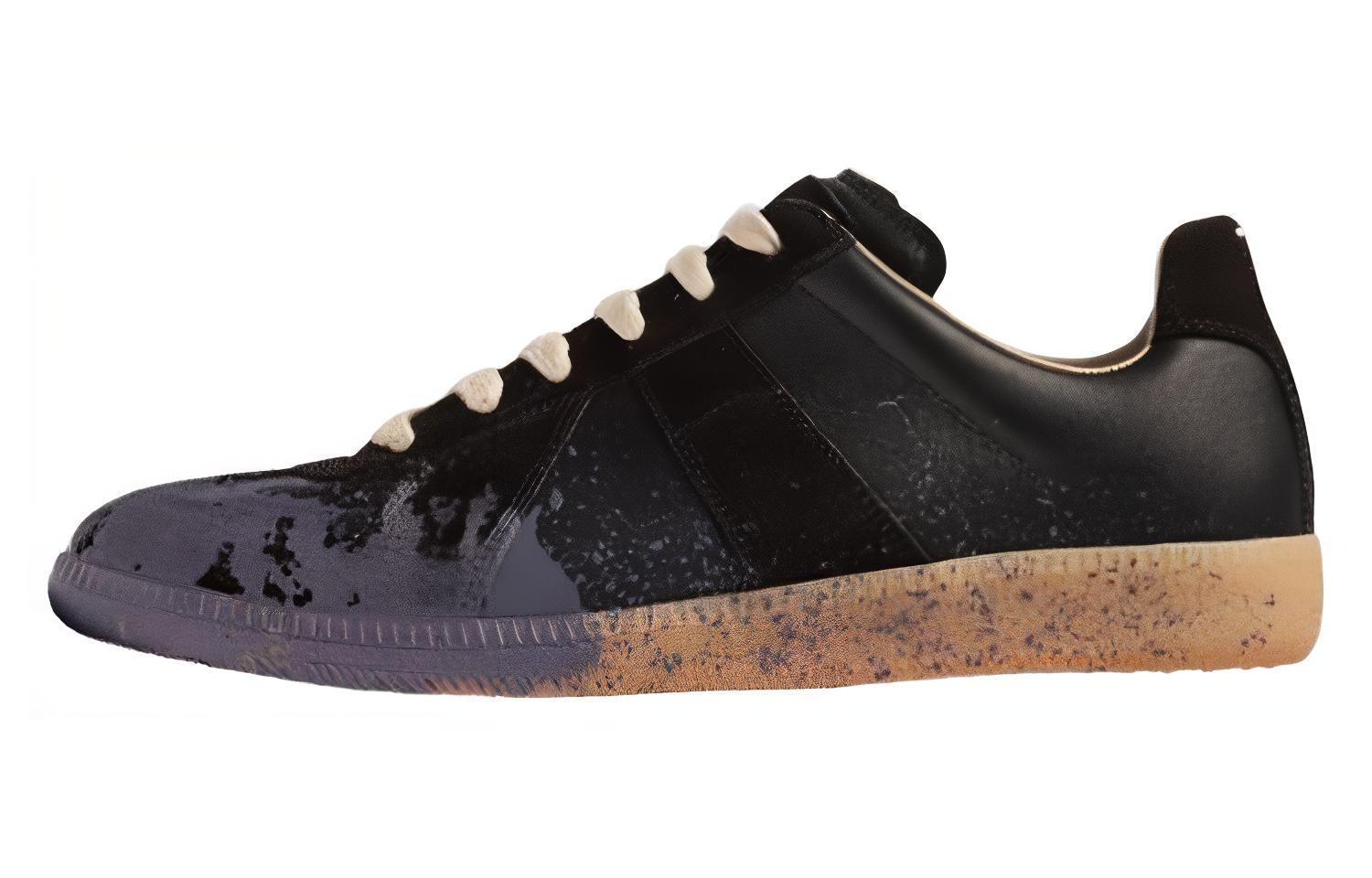 Кроссовки Paint Replica на шнурках Maison Margiela, черный
Кроссовки Paint Replica на шнурках Maison Margiela, черный