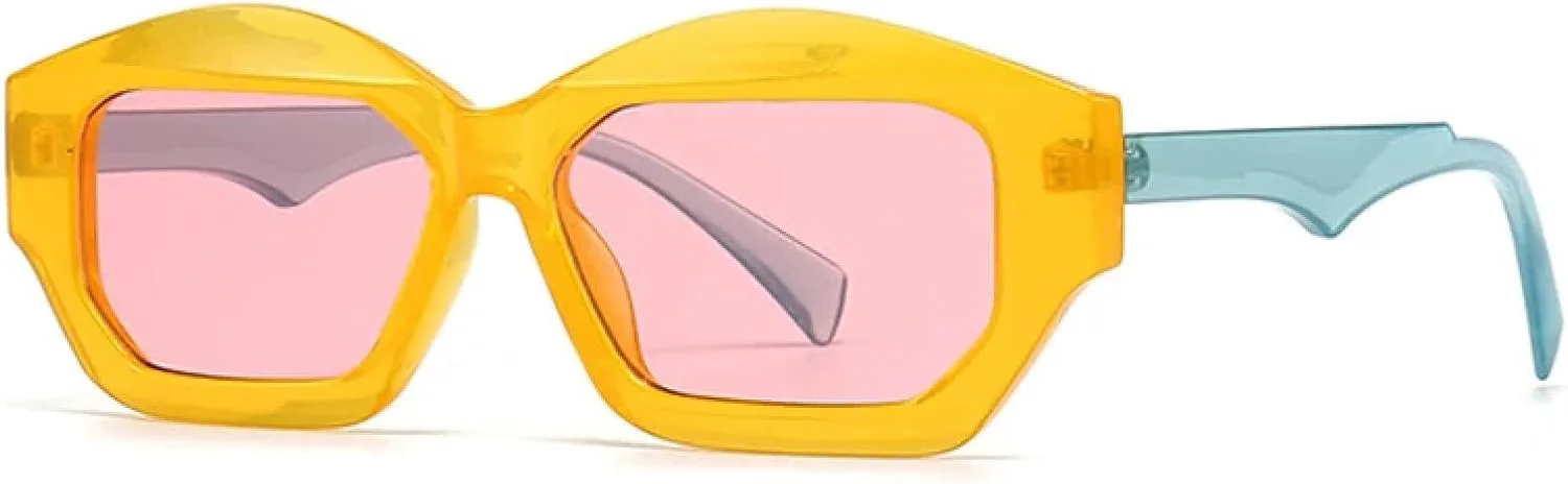 Винтажные солнцезащитные очки «кошачий глаз» в форме многоугольника, желейные, модные, оранжево-синие, мужские солнцезащитные очки WNCKSQ, Orange Blue Pink
Винтажные солнцезащитные очки «кошачий глаз» в форме многоугольника, желейные, модные, оранжево-синие, мужские солнцезащитные очки WNCKSQ, Orange Blue Pink