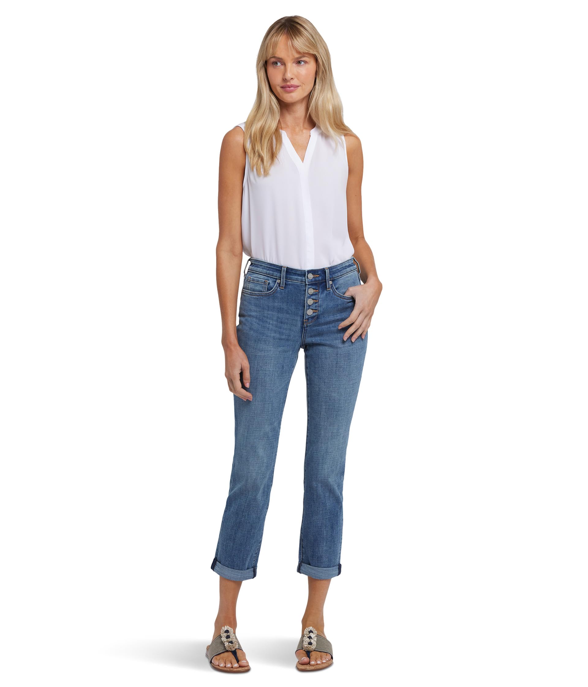 Джинсы NYDJ Sheri Slim Ankle Roll Cuff Jeans in Majorca Bay, цвет Majorca Bay
Джинсы NYDJ Sheri Slim Ankle Roll Cuff Jeans in Majorca Bay, цвет Majorca Bay