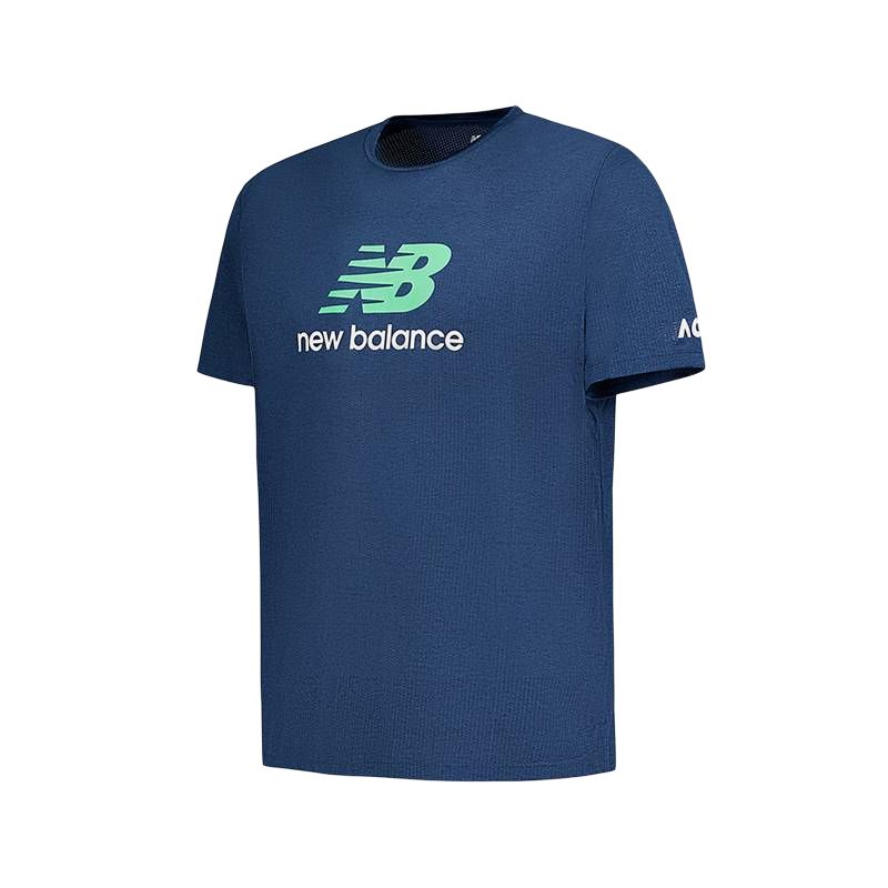 New Balance Теннисные топы для мужчин, морской синий, круглый вырез, умеренная посадка
New Balance Теннисные топы для мужчин, морской синий, круглый вырез, умеренная посадка