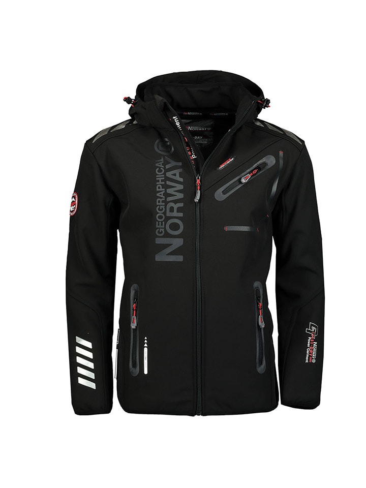 Geographical Norway Черная куртка из софтшелла Royaute
Geographical Norway Черная куртка из софтшелла Royaute