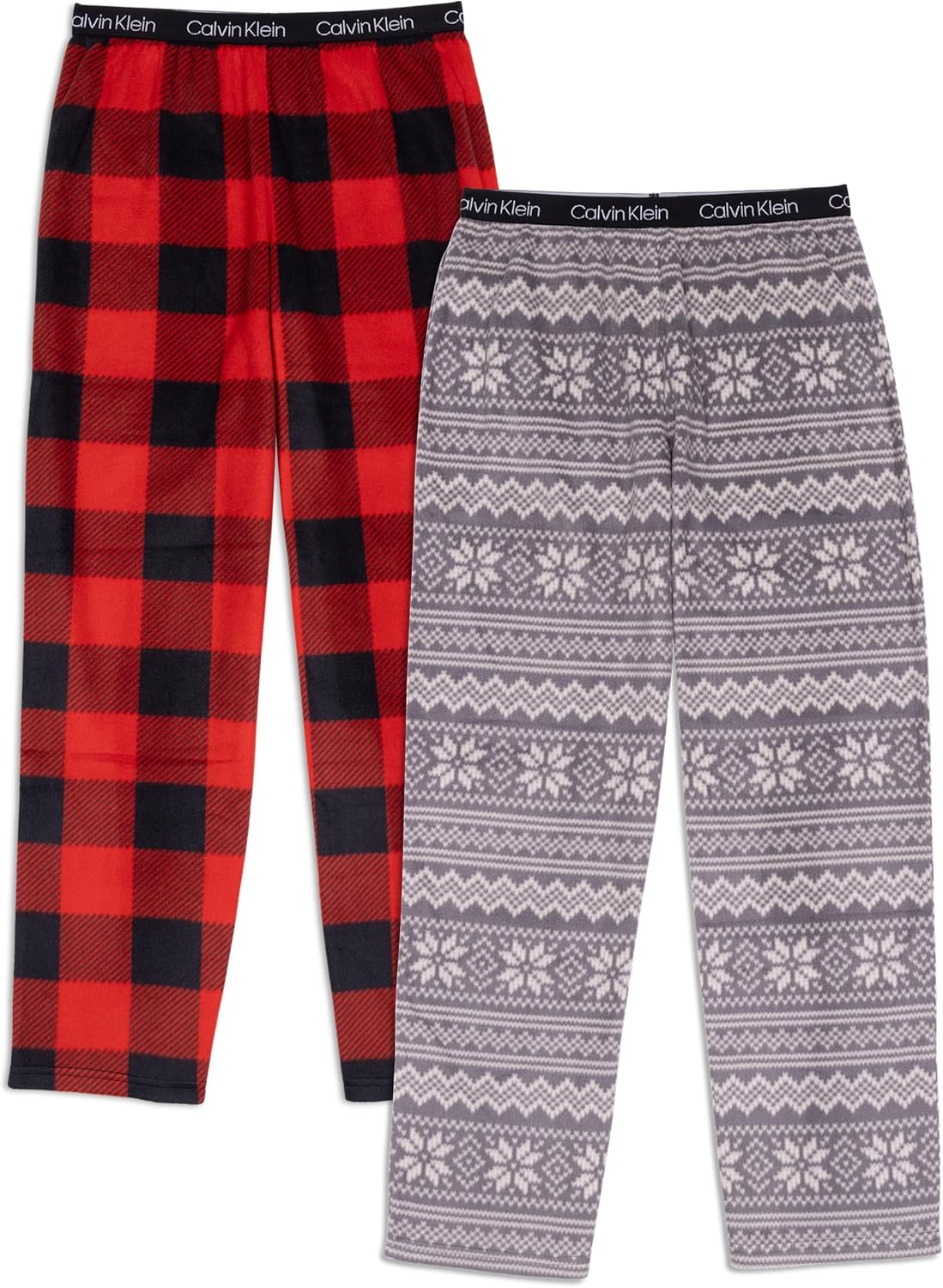 Комплект из 2 пижамных штанов Calvin Klein boys Super Soft Brushed Micro, Castlerock Fair Isle/Red Buffalo Plaid
Комплект из 2 пижамных штанов Calvin Klein boys Super Soft Brushed Micro, Castlerock Fair Isle/Red Buffalo Plaid