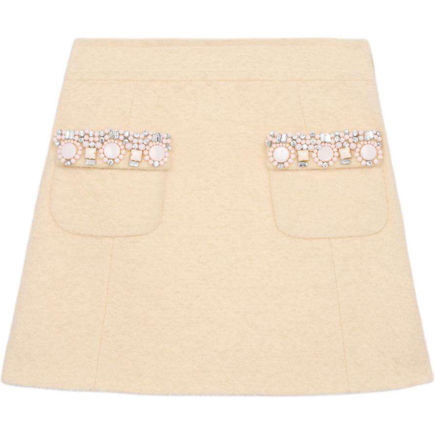 Мини-юбка с декоративными деталями CELINE, бежевый
Мини-юбка с декоративными деталями CELINE, бежевый