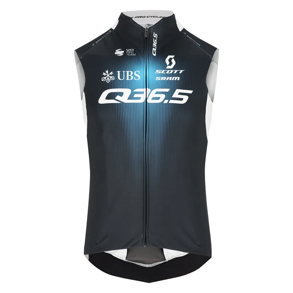 Жилет Q36.5 Gregarius Pro Cycling Team, черный 
Жилет Q36.5 Gregarius Pro Cycling Team, черный