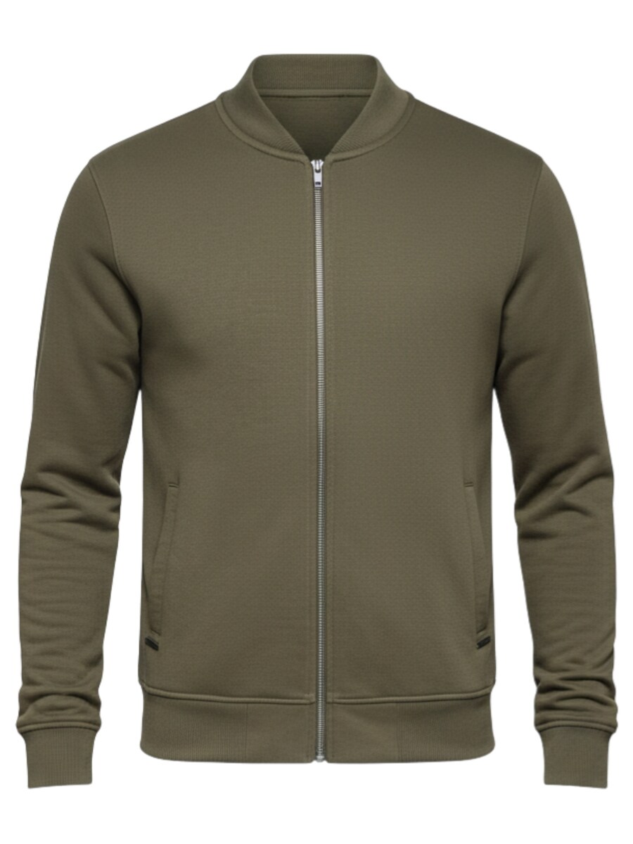 Толстовка с капюшоном на молнии Ombre OM-SSZP-0215, хаки
Толстовка с капюшоном на молнии Ombre OM-SSZP-0215, хаки