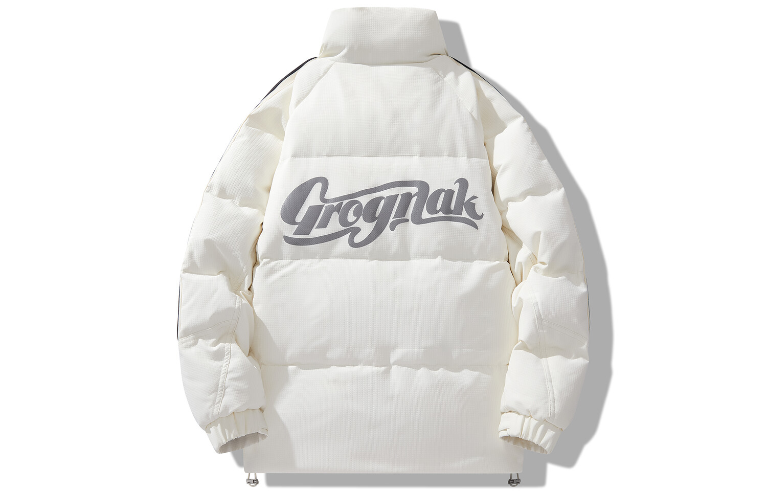 Пуховик унисекс Grognak, От белого 
Пуховик унисекс Grognak, От белого