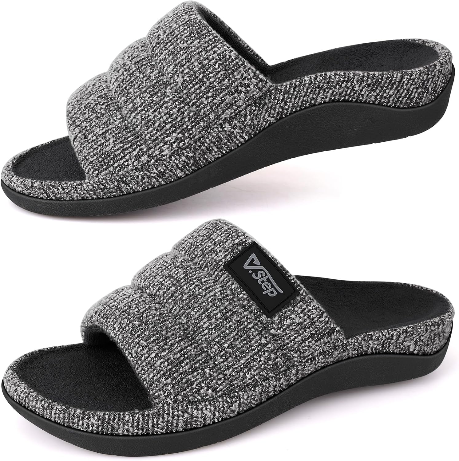 Ортопедические тапочки V.Step с поддержкой свода для женщин и мужчин, ортопедические тапочки для дома при плантарном фасците, открытый носок, удобные для дома и улицы, для женщин, облегчение боли в стопах, черный
Ортопедические тапочки V.Step с поддержкой свода для женщин и мужчин, ортопедические тапочки для дома при плантарном фасците, открытый носок, удобные для дома и улицы, для женщин, облегчение боли в стопах, черный