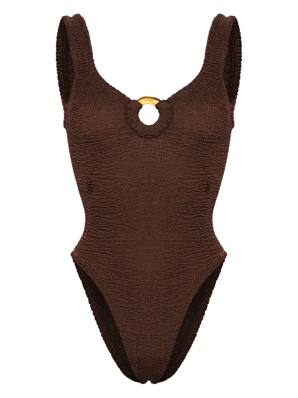 Купальник Celine с жатым эффектом Hunza G, коричневый
Купальник Celine с жатым эффектом Hunza G, коричневый