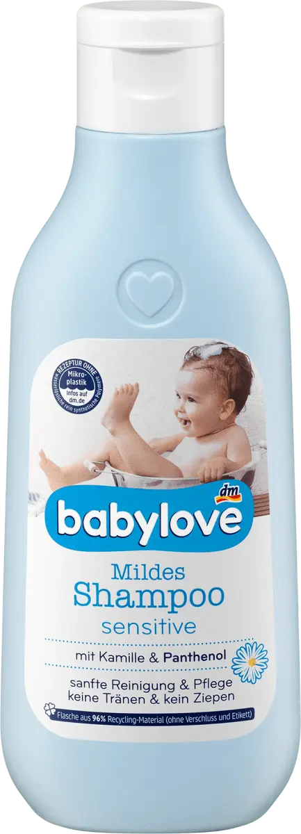 Детский шампунь для нежной чувствительной кожи 250мл babylove
Детский шампунь для нежной чувствительной кожи 250мл babylove