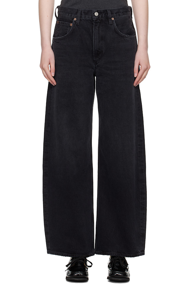 Джинсы с низкой посадкой Agolde, черный
Джинсы с низкой посадкой Agolde, черный