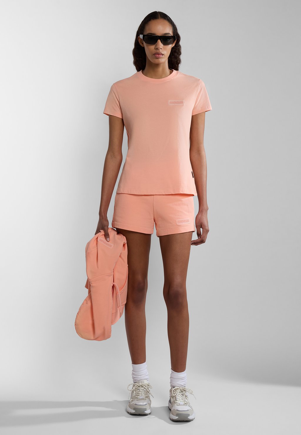 Базовая футболка Napapijri, розовый 
Базовая футболка Napapijri, розовый