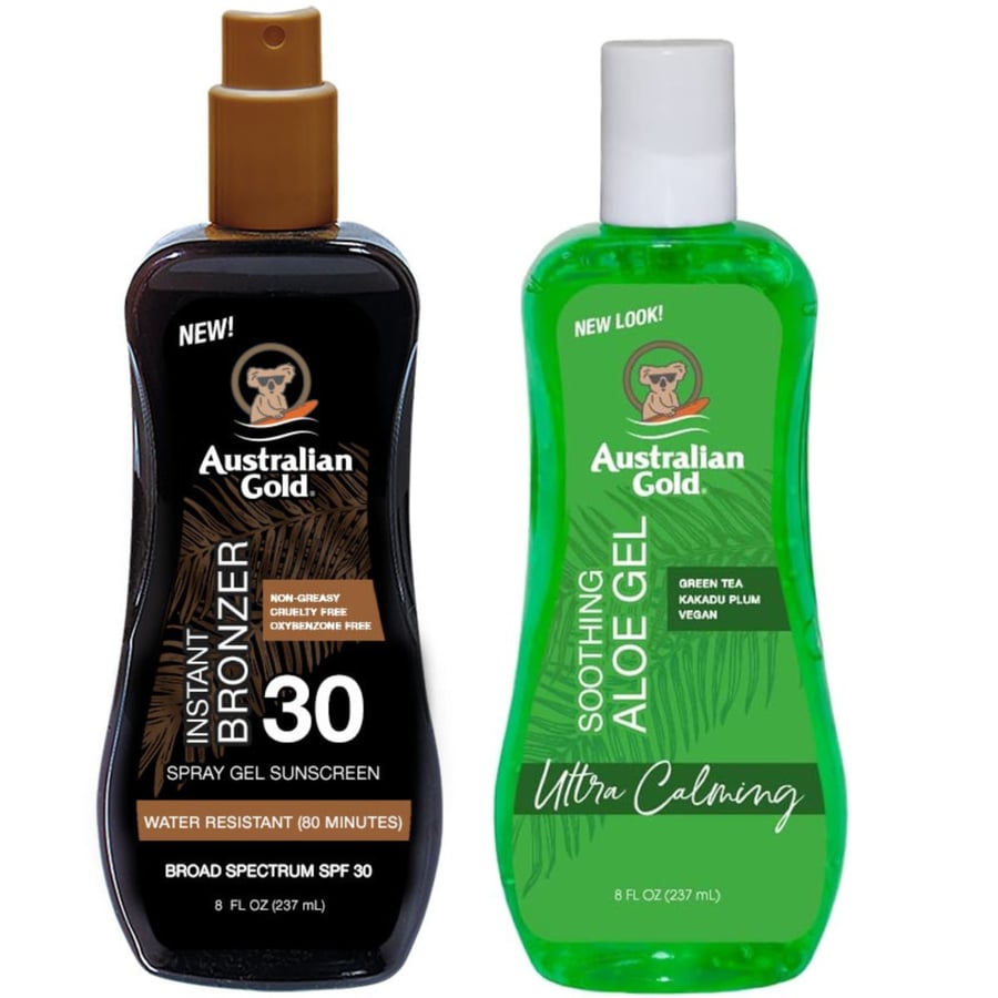Australian Gold After Sun Bronzer Spray Gel SPF30 + Алоэ
Australian Gold After Sun Bronzer Spray Gel SPF30 + Алоэ