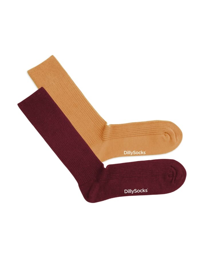 Носки DillySocks 2er Pack Premium Ribbed Collection, цвет wine red - golden yellow
Носки DillySocks 2er Pack Premium Ribbed Collection, цвет wine red - golden yellow
