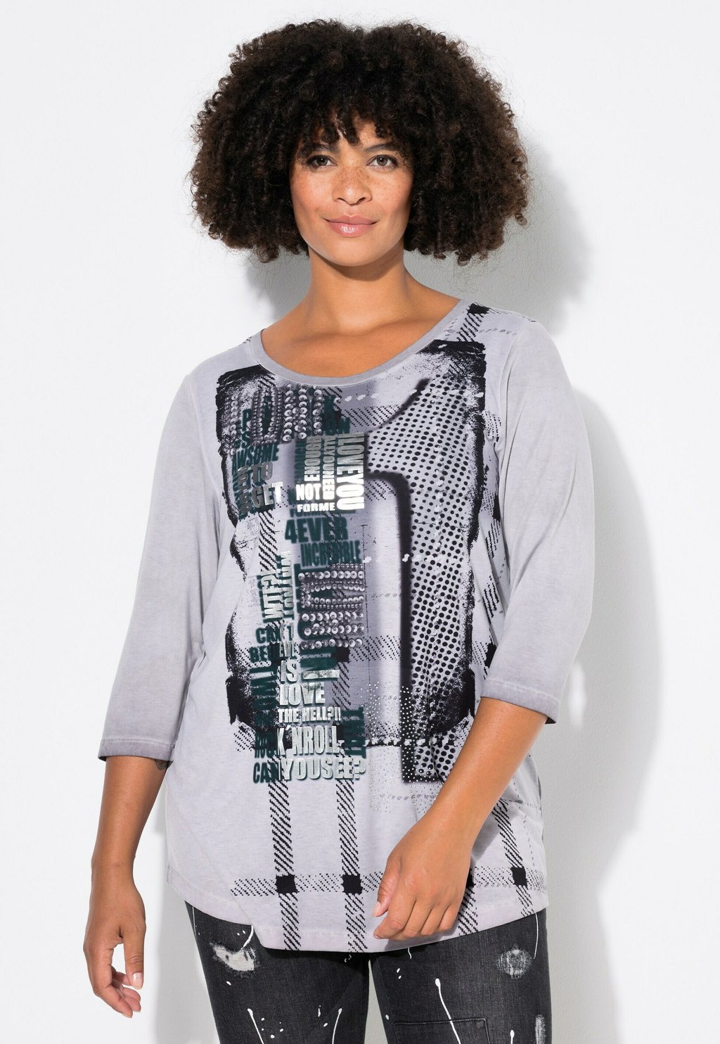 Топ с длинными рукавами Angel of Style, серый
Топ с длинными рукавами Angel of Style, серый