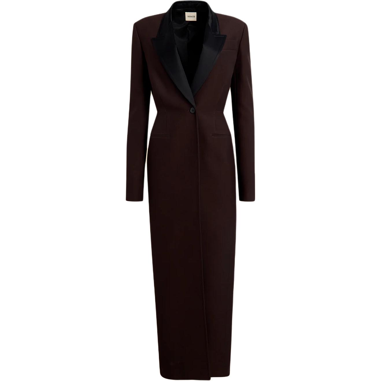 Однобортное пальто KHAITE, Темно-коричневый/Темно-коричневый
Однобортное пальто KHAITE, Темно-коричневый/Темно-коричневый