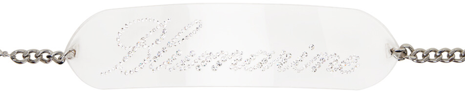 Серебряный ремень из плексигласа Placca Blumarine
Серебряный ремень из плексигласа Placca Blumarine