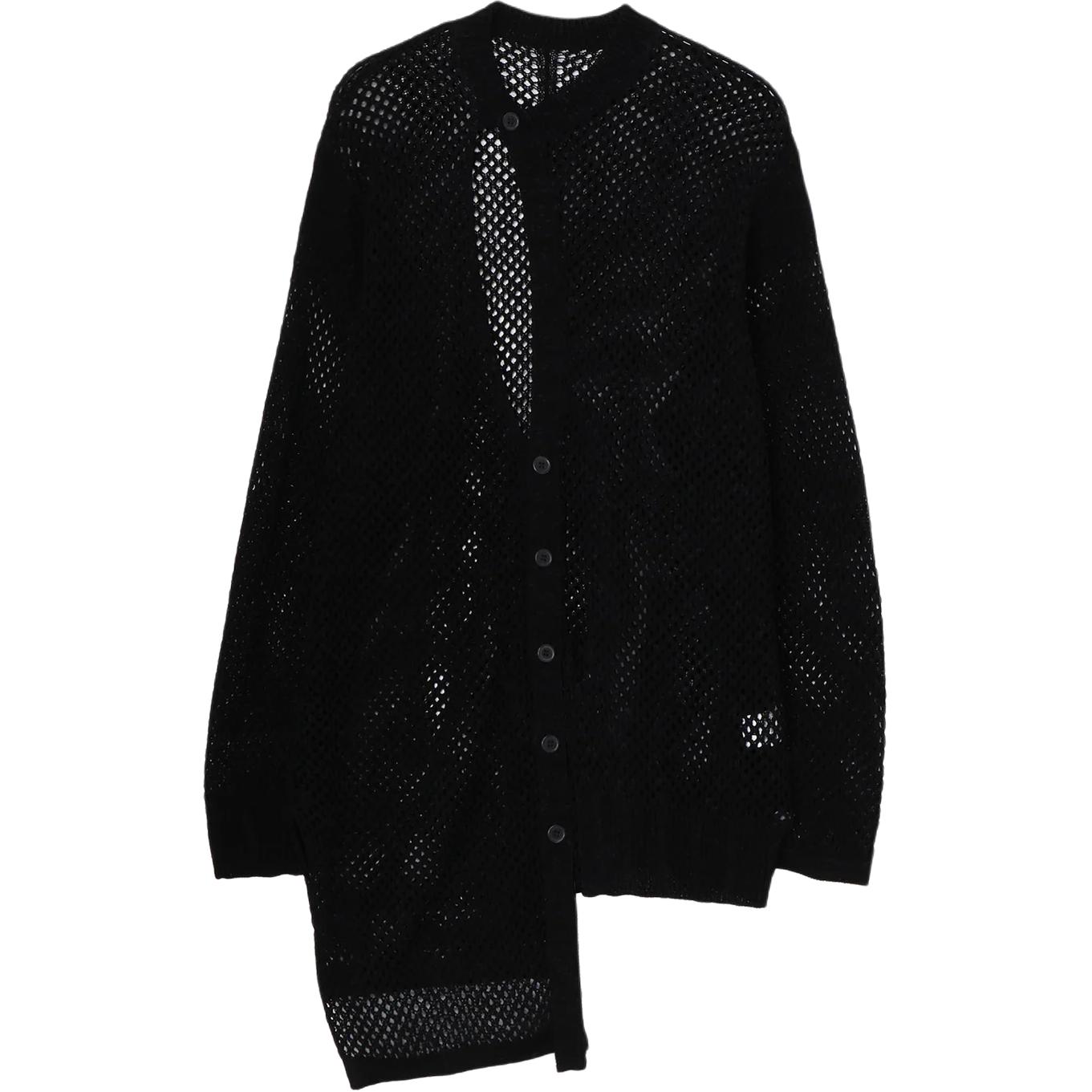 Асимметричный кардиган с удлиненным плечом Yohji Yamamoto, черный
Асимметричный кардиган с удлиненным плечом Yohji Yamamoto, черный